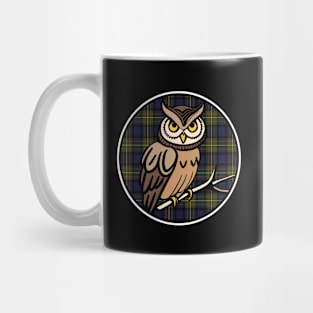 Good Ol Owl Patch with MacLaren Tartan Background - If you used to be a Owl, a Good Old Owl too, you'll find the bestseller critter patch design perfect. Mug